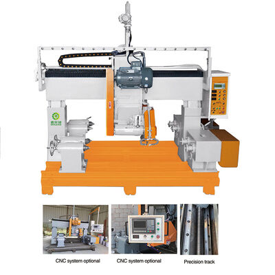 PLC CNC Stone Profiling Machine For Balusters Railings Balls Vases