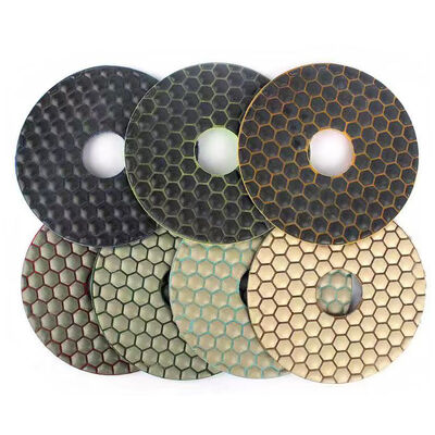 Diamond Resin Dry Polishing Pad For Air Grinder Stone Polisher