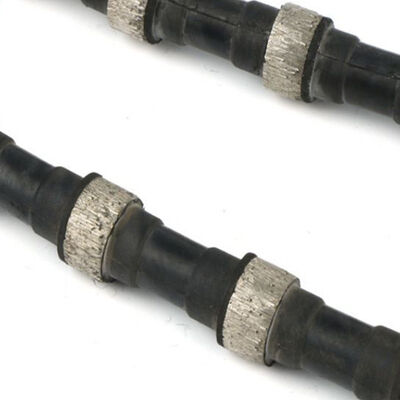 Χάντρες Διαμέτρου 11,5 mm Διαμαντένιο σύρμα πριόνι Διαμαντένιο κόψιμο σχοινί για το λατομείο γρανίτη