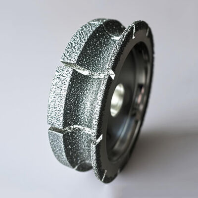 Ελκτροπεταρισμένα διαμαντένια τροχιά προφίλ Μαρμάρινο τροχό άλεσης για το σχήμα της πέτρας άκρη